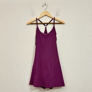 OUTDOOR VOICE The Exercise Dress Grape Purple Mini Sporty Athletic